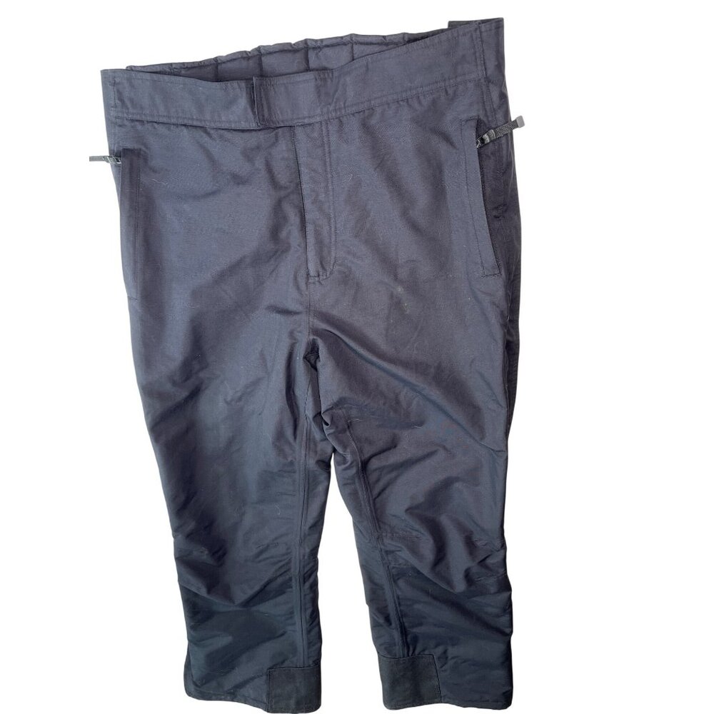 Nordica Black Ski Pants W/ Thermolite Active Insulation Adjustable Waist M 93b